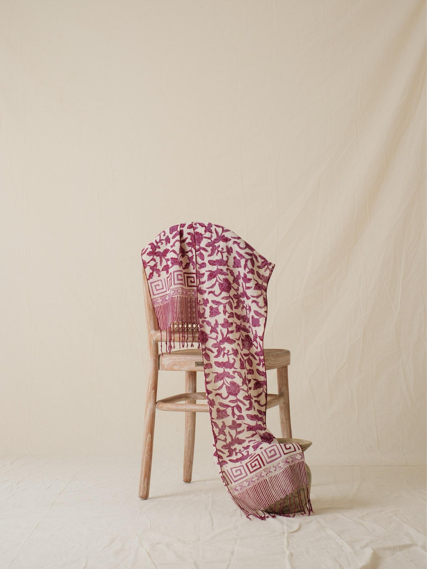 Scarf Batik Apusan - Rimbun - Purple | DNU
