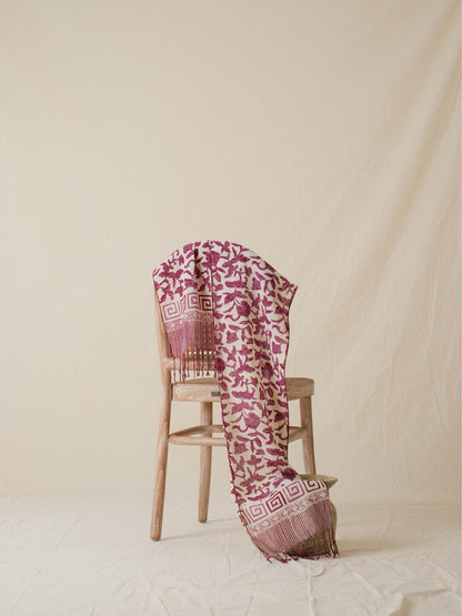 Scarf Batik Apusan - Rimbun - Purple | DNU