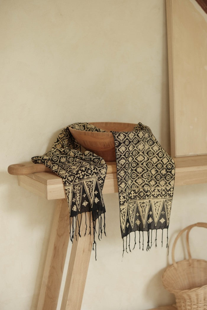 Scarf Batik Songket - Black | DNE