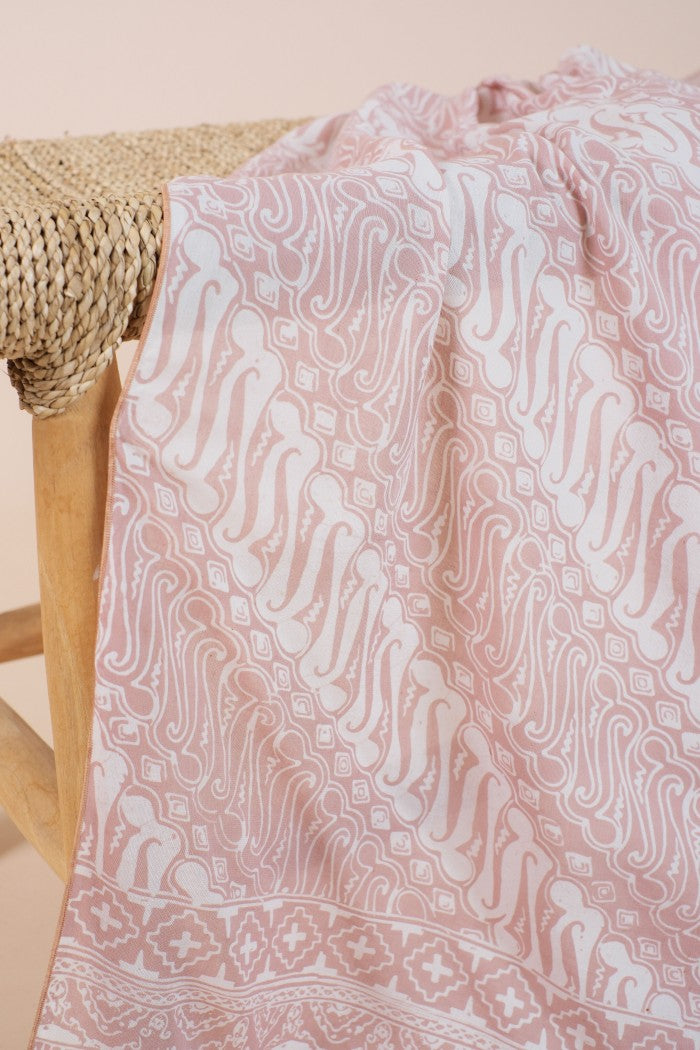 Selendang Batik TCL Parang Cream - 80
