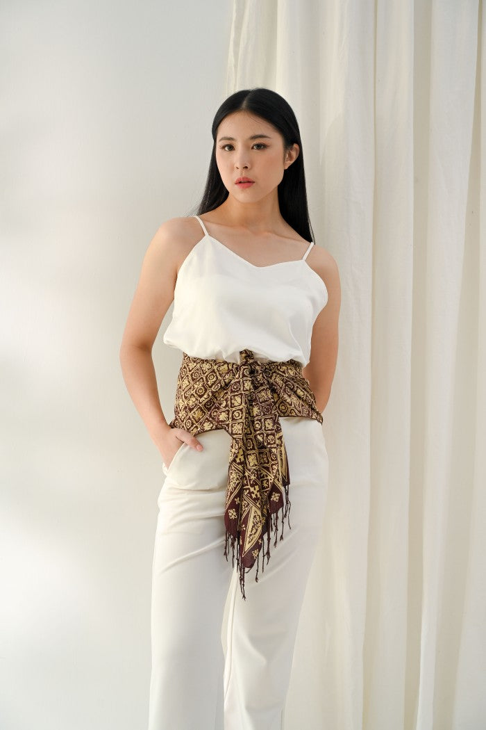 Scarf Batik Songket - Brown | DNR