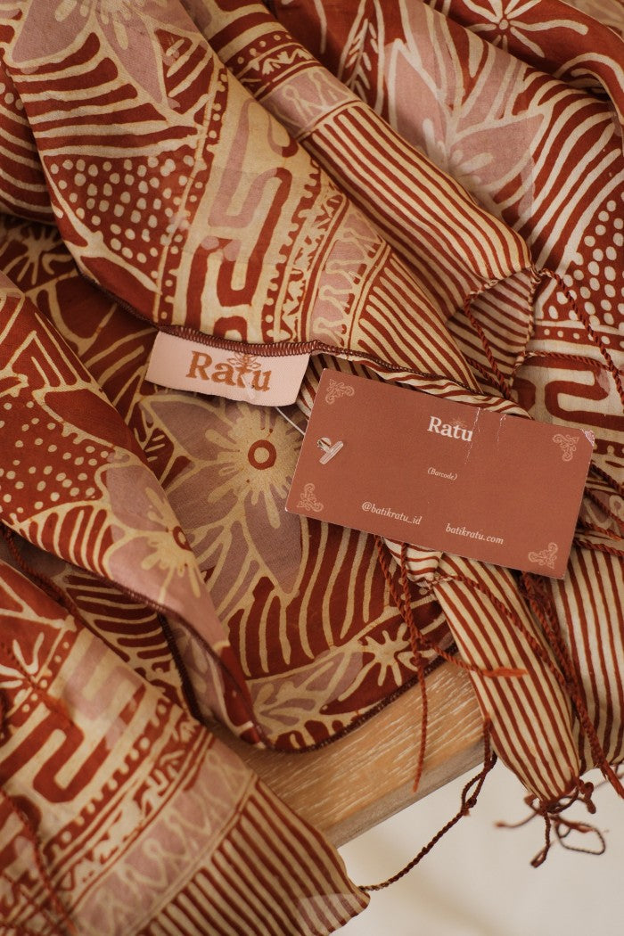 Selendang Sutra Batik - 90 - SLDG90BR08