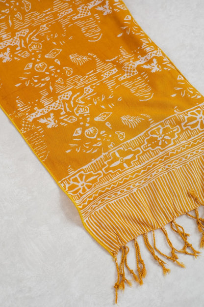 Scarf Batik K7 Yellow