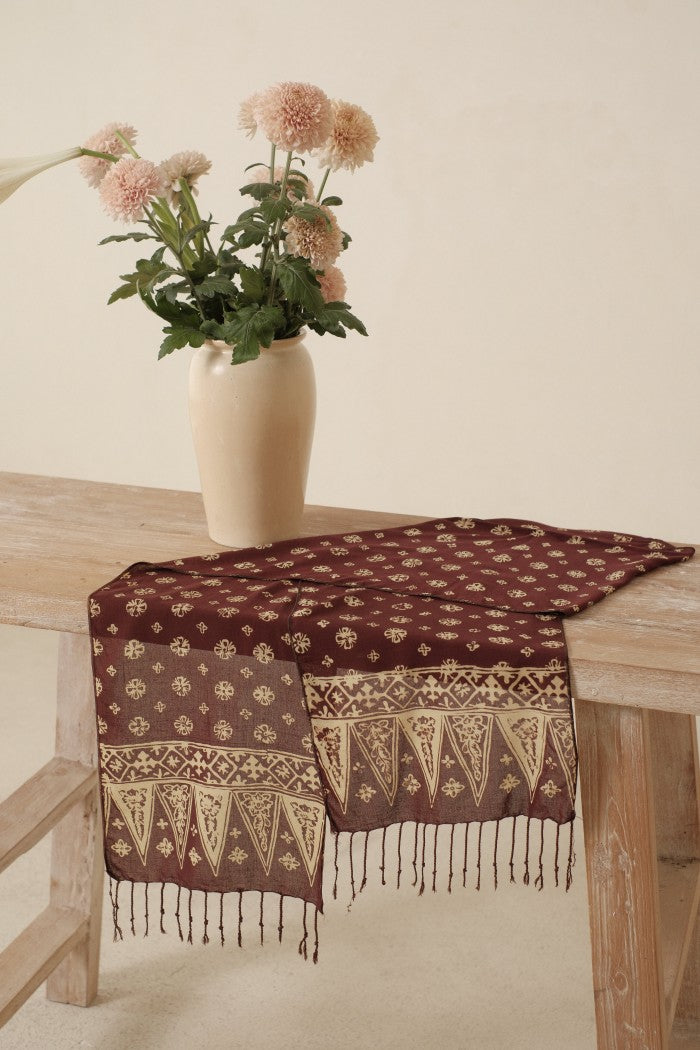 Scarf Batik Truntum - Brown | DNR