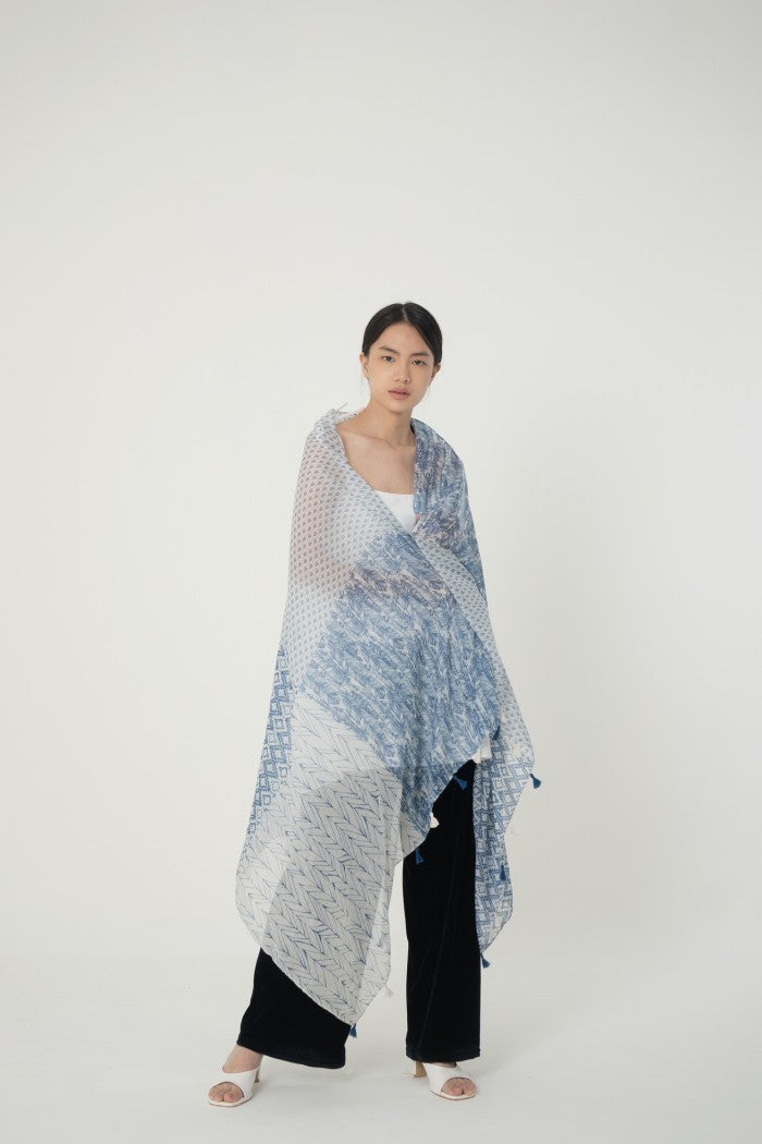 Raras-Selendang Viscose Batik Premium 90×180/Scarf/Pashmina/Shawl