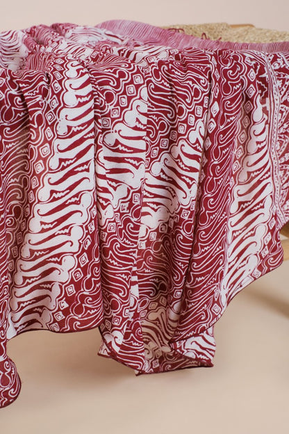 Selendang Batik TCN Parang Maroon - 80