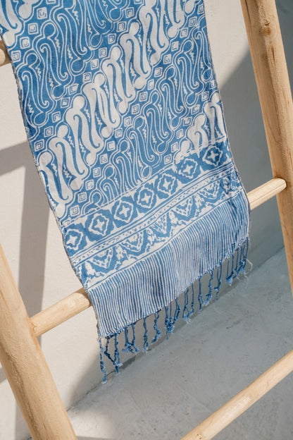 Scarf Batik TCB Parang Blue
