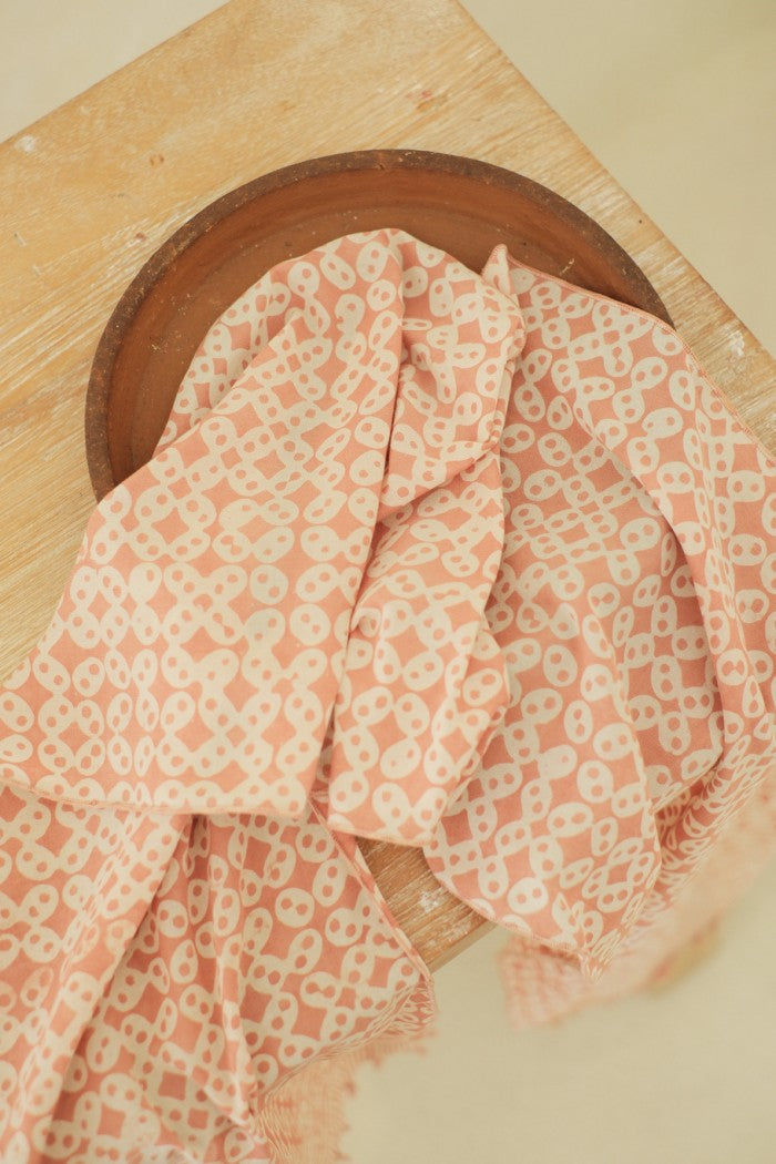 Scarf Batik TCL Kawung Sen Cream