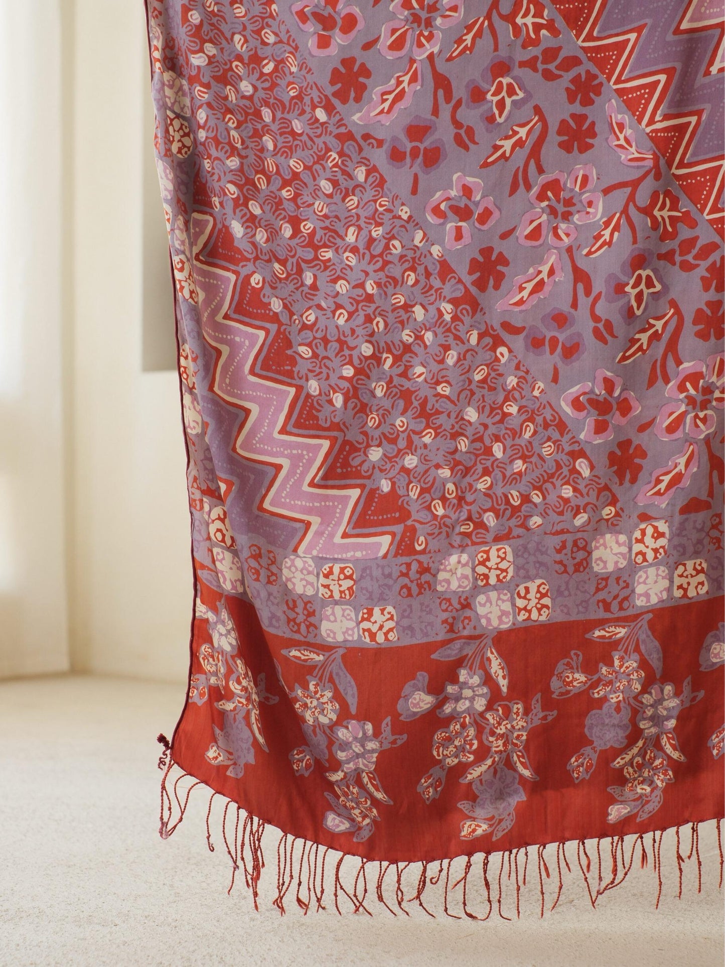 Selendang Sutra Batik Tulis - Rimba Jawi