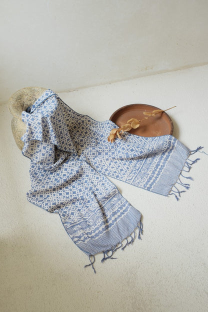 Scarf Batik TCGR Kawung Sen Grey