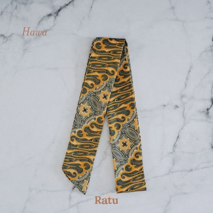 Syal Batik / Neck Scarf / Twilly Batik Katun Silky - Hawa