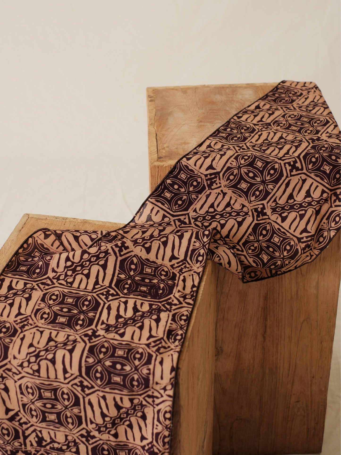 Scarf Batik Tambal Kombi - Brown | DNR