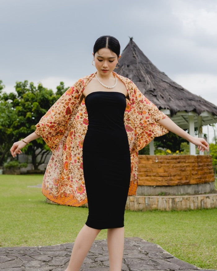 Sekar Orange Batik Outer
