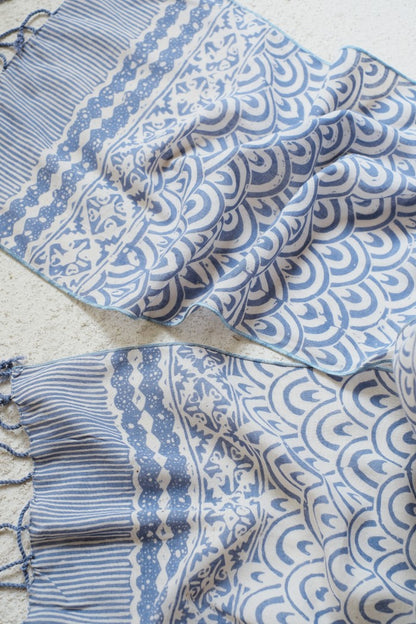 Scarf Batik TCGR Ombak Grey