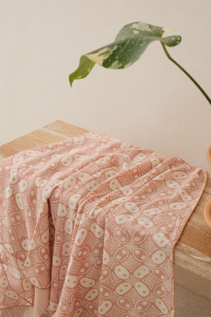 Selendang Batik TCL Kawung Cream - 80