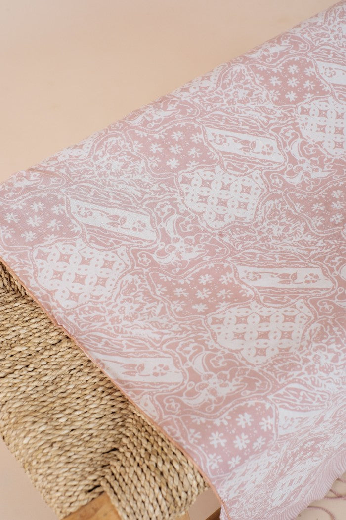 Selendang Batik TCL Sekar Jagad Cream - 80