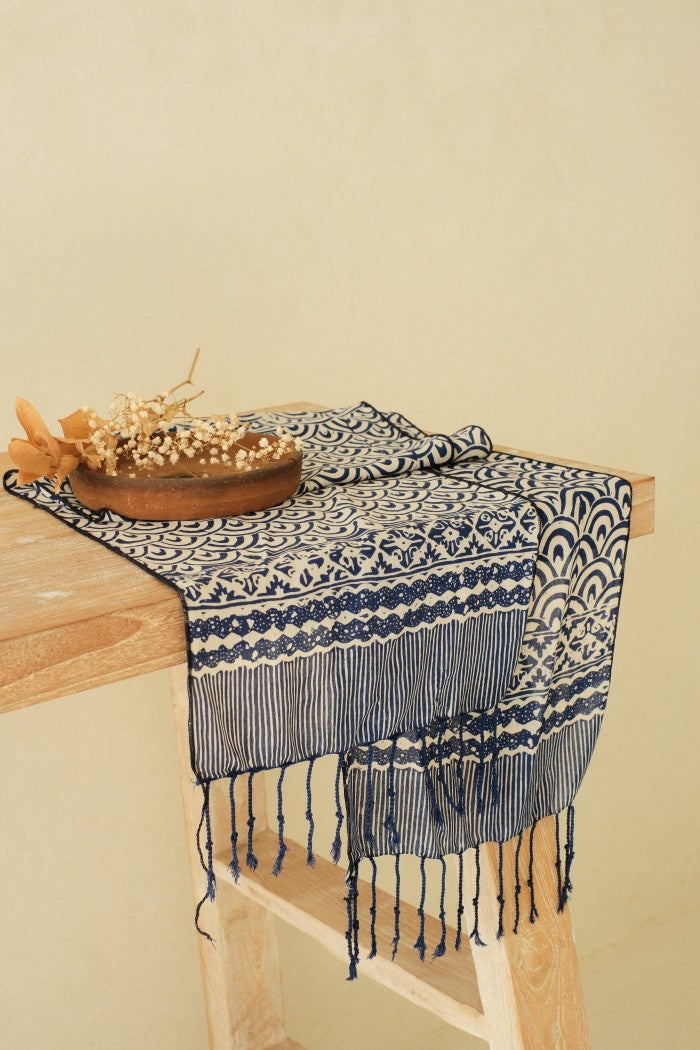 Scarf Batik TCC Ombak Blue