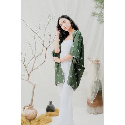 Manika Outer - Emerald Green
