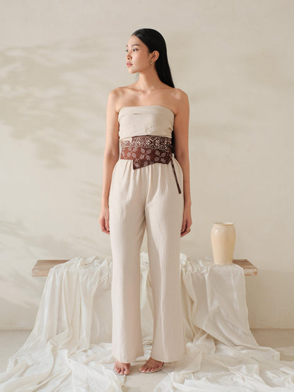 Fina in Brown - Obi Belt Batik