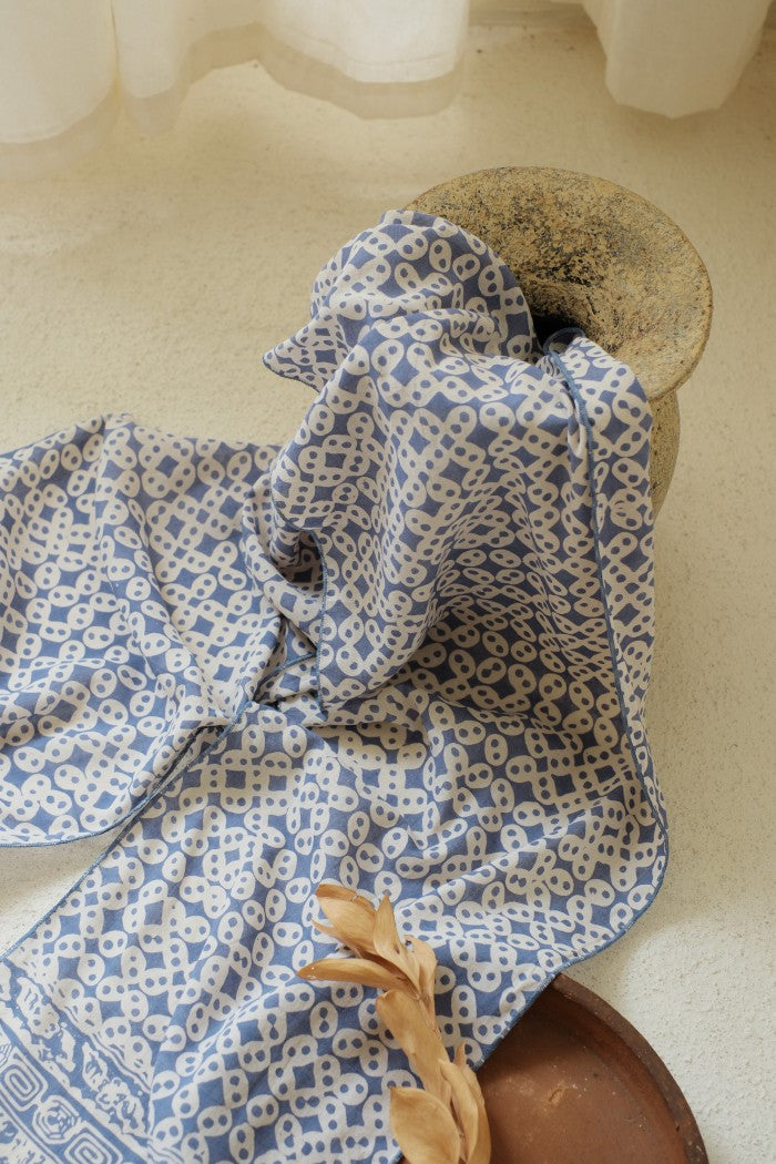 Scarf Batik TCGR Kawung Sen Grey