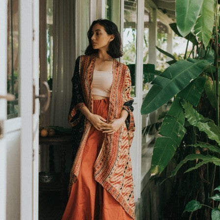 Kirana Outer Batik/Luaran Baju Panjang Wanita/Kaftan Modern 38