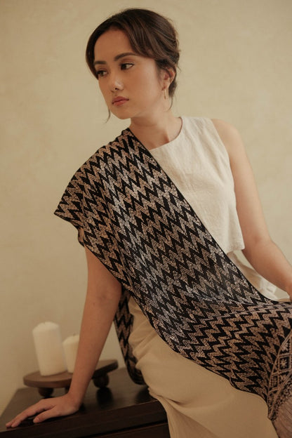 Scarf Batik Rang Rang - Black | DNE