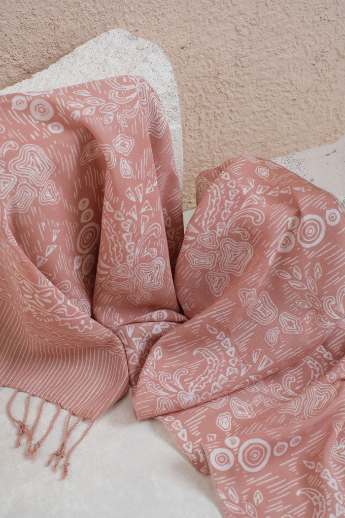 Scarf Batik L71 Cream