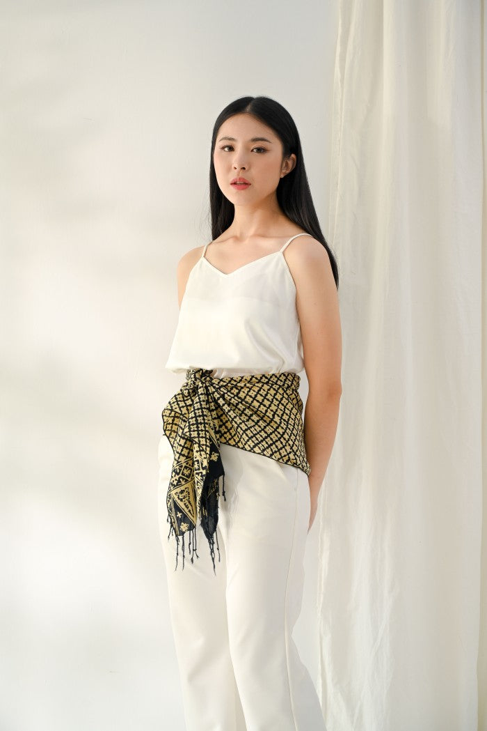 Scarf Batik Wora Wori - Black | DNE