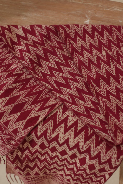 Scarf Batik Rang Rang - Maroon | DNN