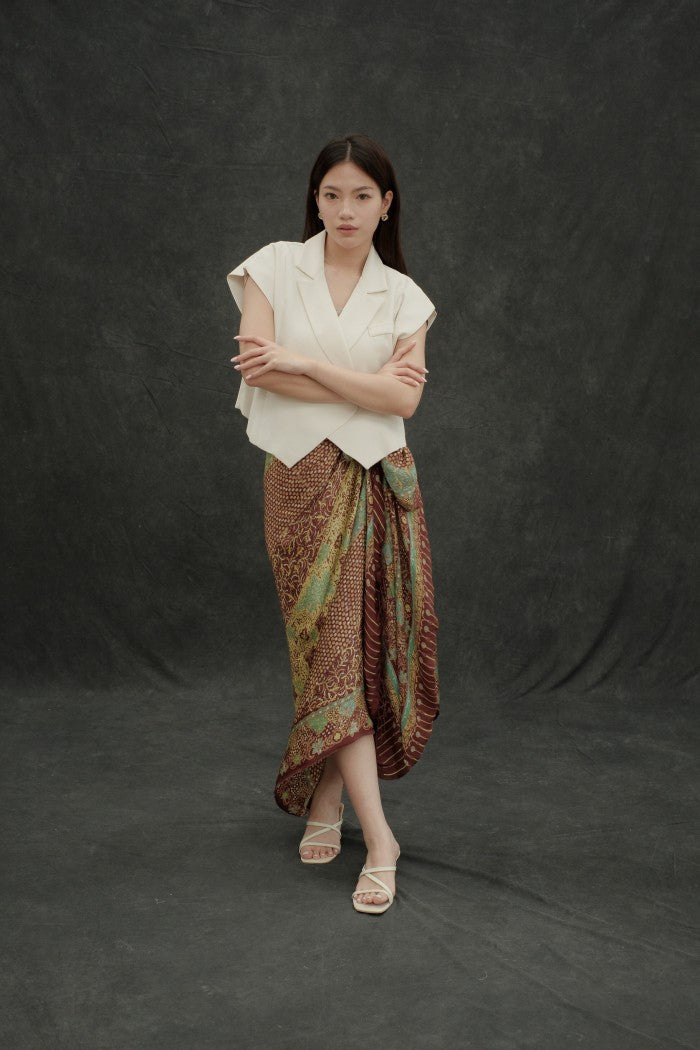 Selendang Sutra Batik Tulis - Samudra Lestari