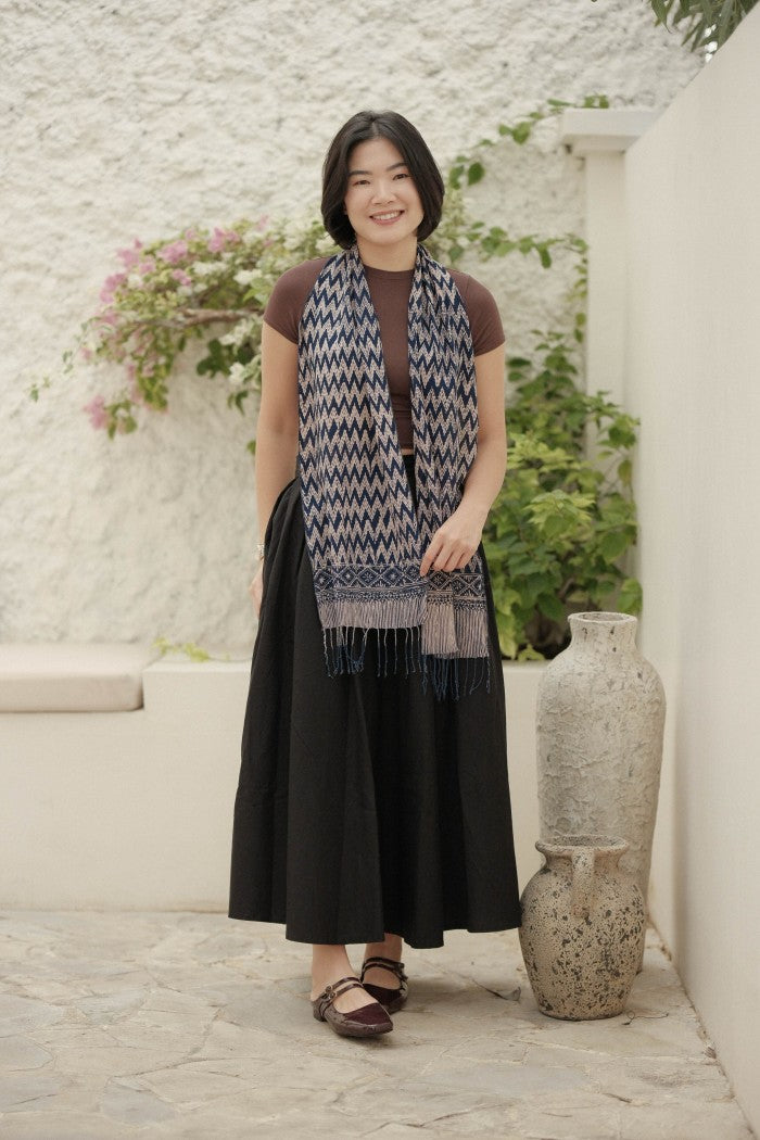 Scarf Batik Rang Rang - Blue | DNC