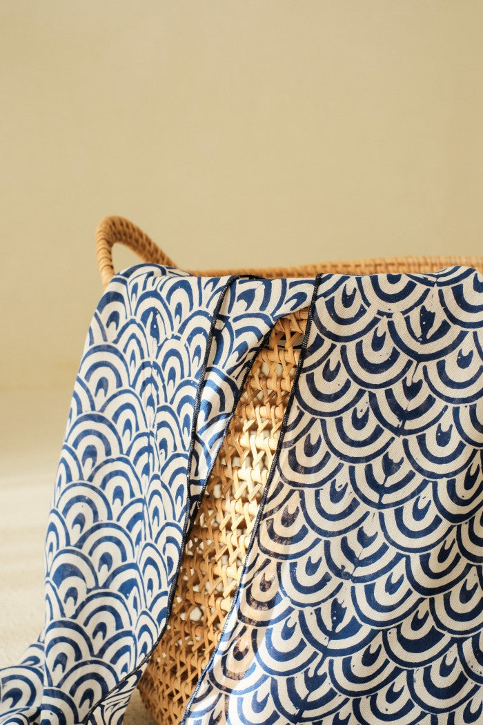 Scarf Batik TCC Ombak Blue