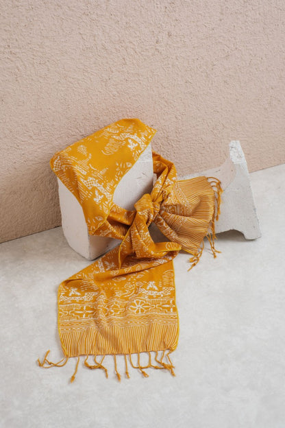 Scarf Batik K7 Yellow