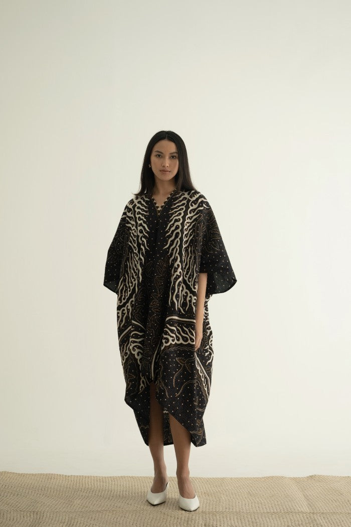Amira Dress Batik 07/Kaftan Modern/Kalong/Gamis/Hijab/Lowo
