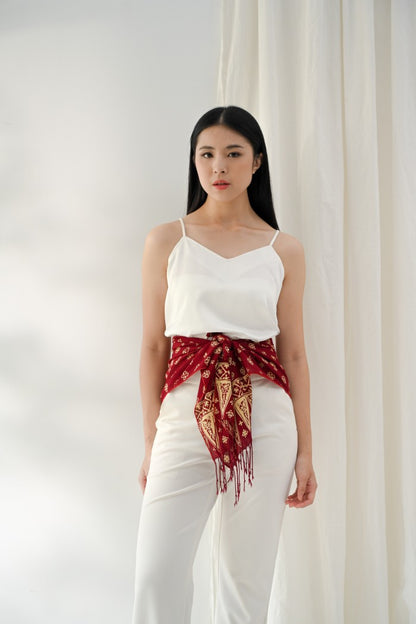 Scarf Batik Truntum - Maroon | DNN