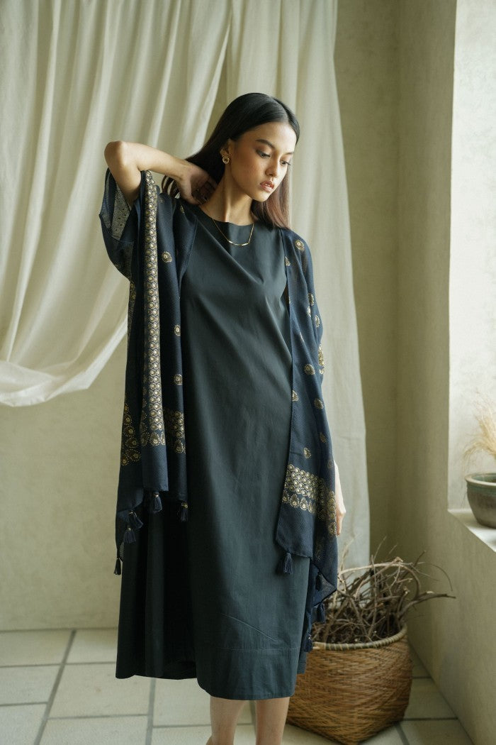 (DEFECT SALE) - Anjani Black Outer