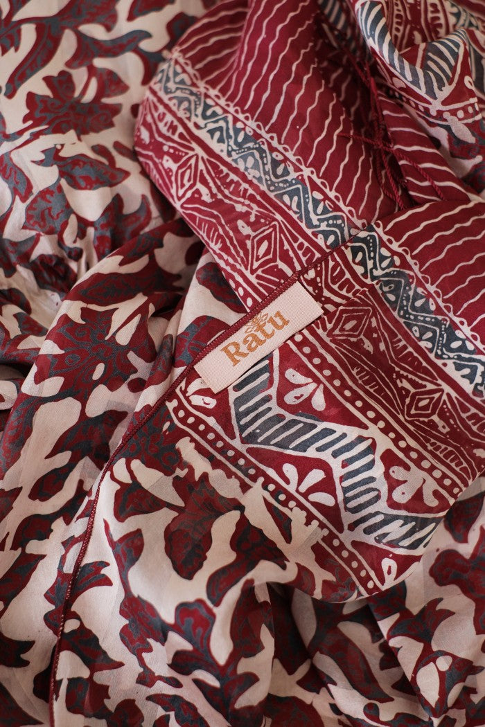Selendang Sutra Batik - 90 - SLDG90BR01
