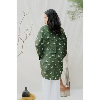 Manika Outer - Emerald Green
