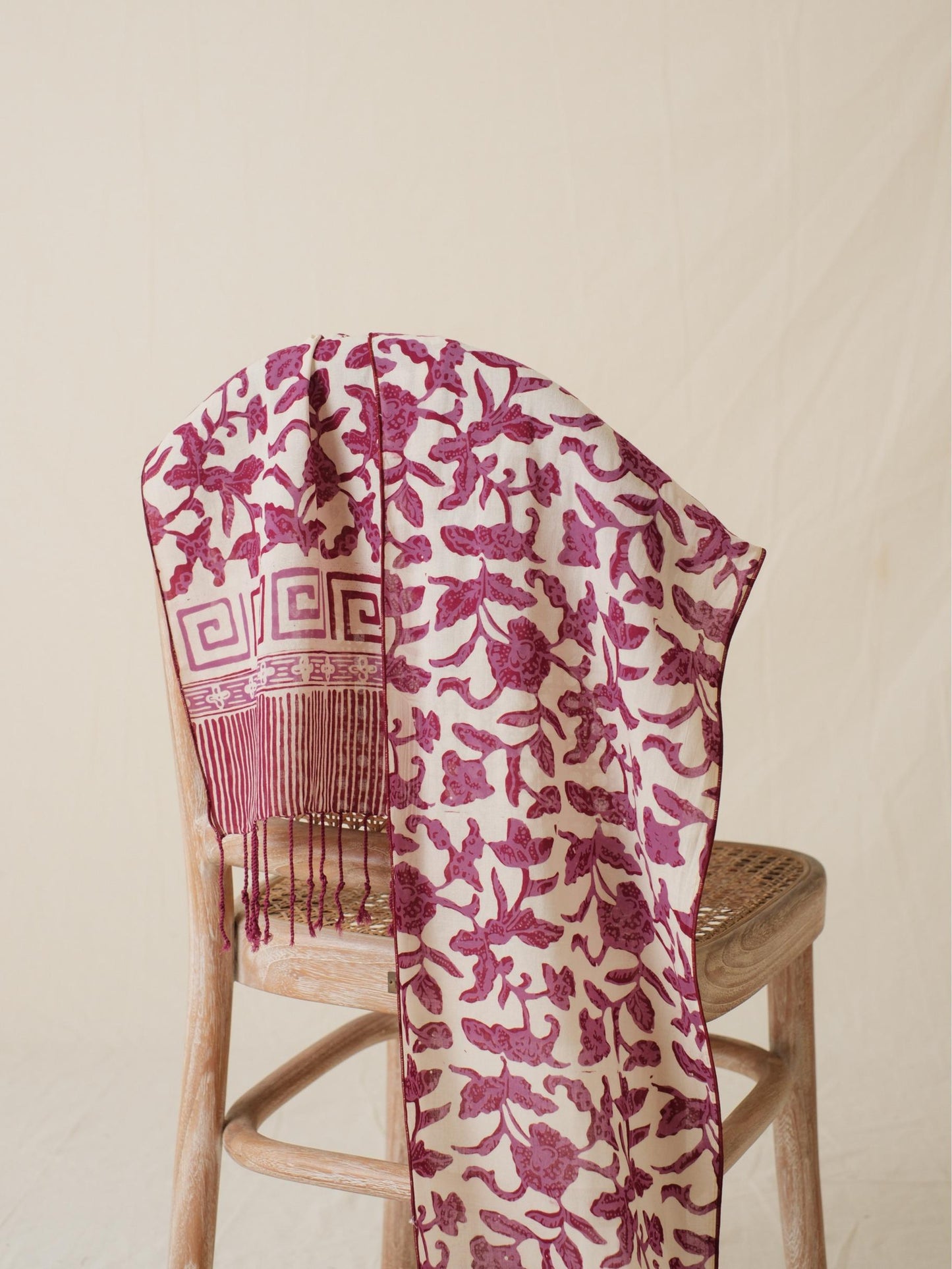 Scarf Batik Apusan - Rimbun - Purple | DNU