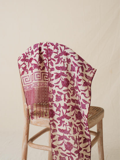 Scarf Batik Apusan - Rimbun - Purple | DNU