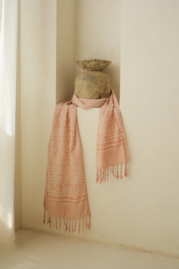 Scarf Batik TCL Ombak Cream