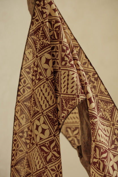 Scarf Batik Tambal - Brown | DNR