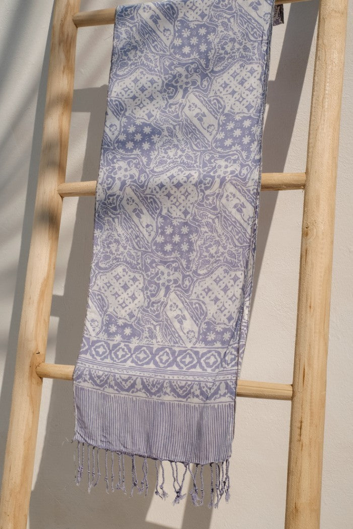 Scarf Batik TCGR Sekar Jagad Grey