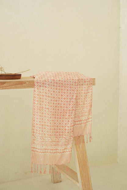 Scarf Batik TCL Kawung Sen Cream