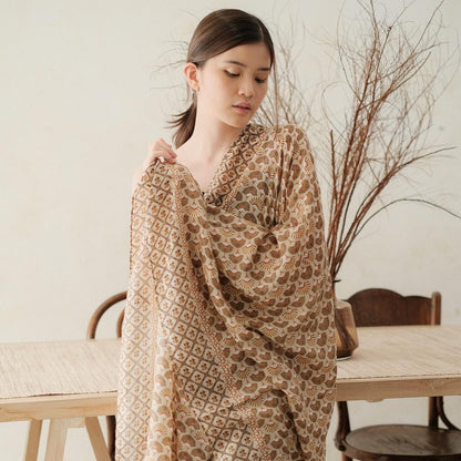 (DEFECT SALE) Pasha Brown Shawl