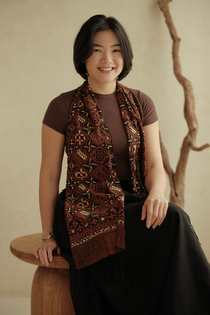 Scarf Batik Tambal - Sogan | DNF