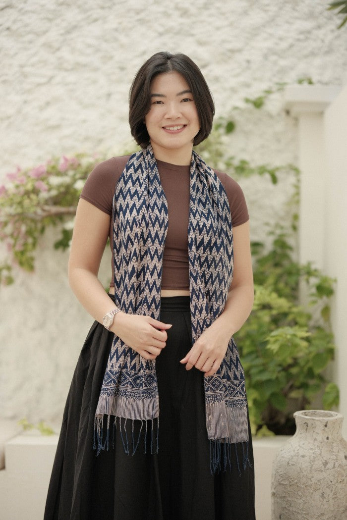 Scarf Batik Rang Rang - Blue | DNC