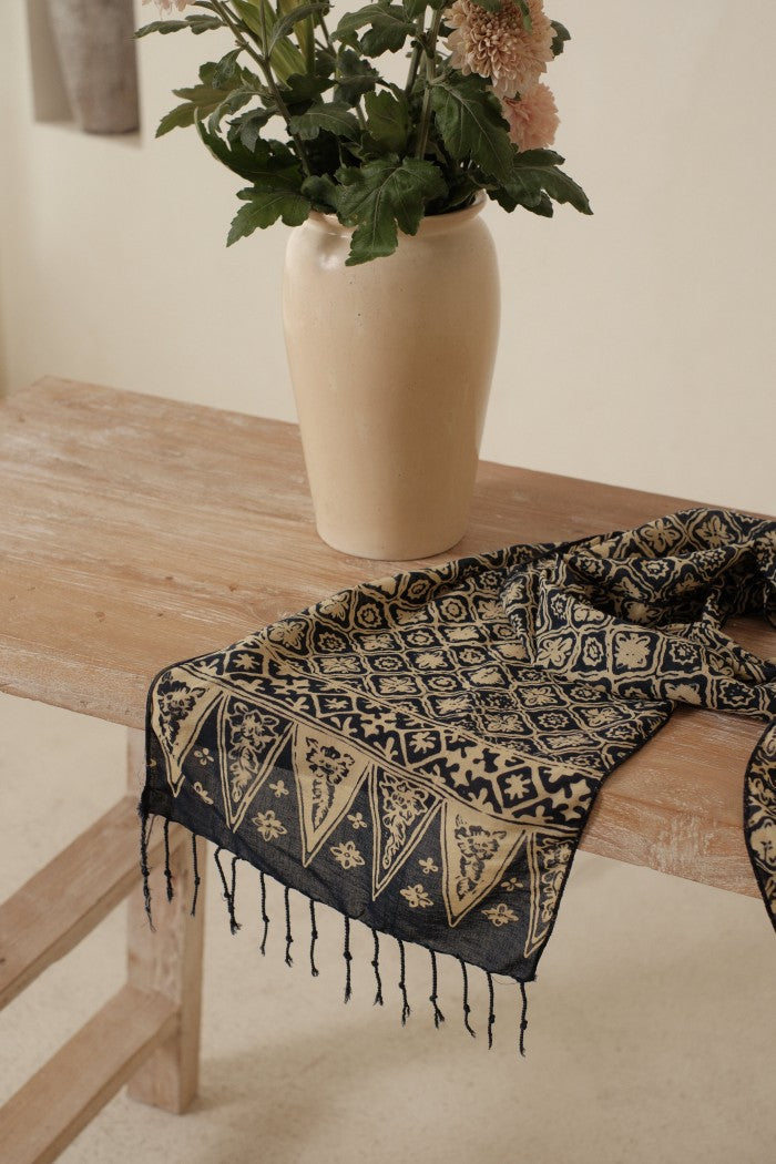 Scarf Batik Songket - Blue | DNC
