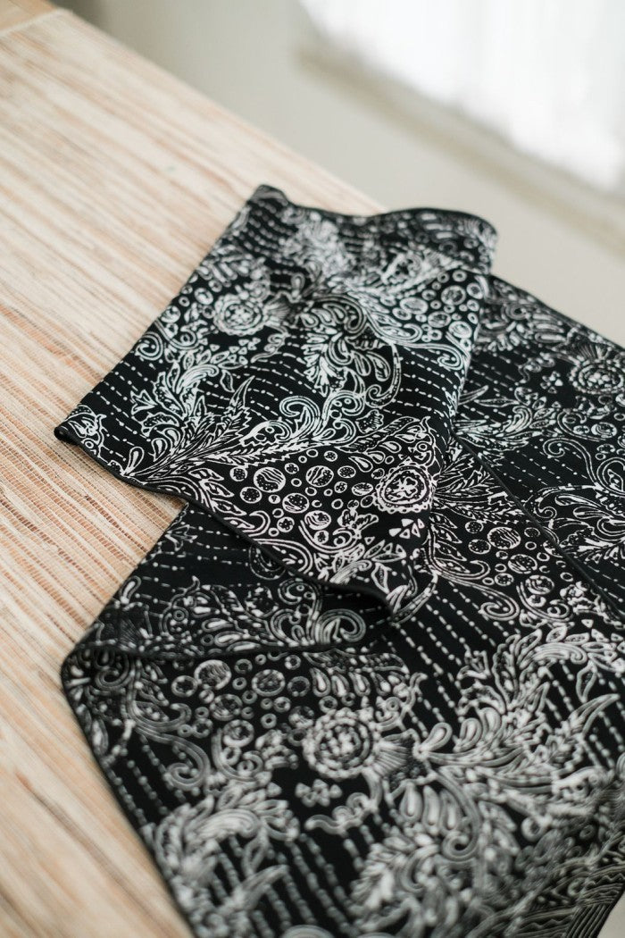 Scarf Batik E74 Black