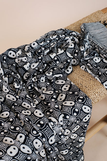 Selendang Batik TCE Kawung Black - 80